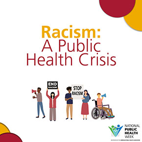 Racism: A Public Health Crisis, people protesting